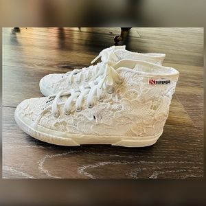 Superga - Lace High Top Sneakers 37/6.5